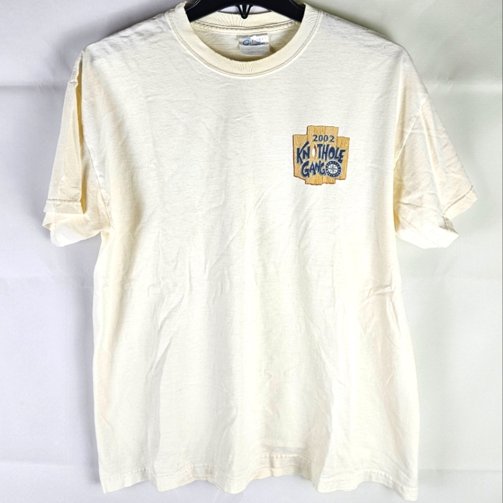 Vintage 2002 Seattle Mariners Knothole Gang T-Shirt Top Boys XL Casual Gorpcore
